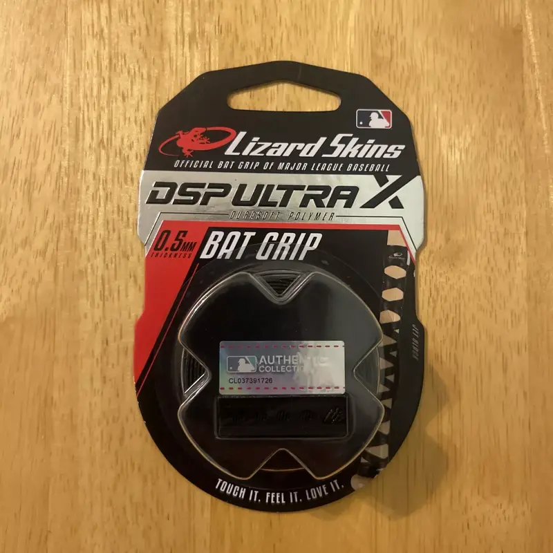 Lizard Skins DSP Ultra X Bat Grip - Black 0.5mm Thickness Baseball Bat Tape
