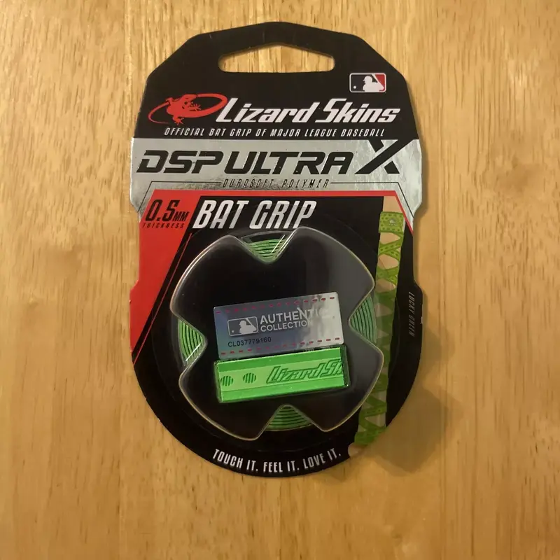 Lizard Skins DSP Ultra X Bat Grip - Green 0.5mm Thickness Baseball Wood Bat Tape