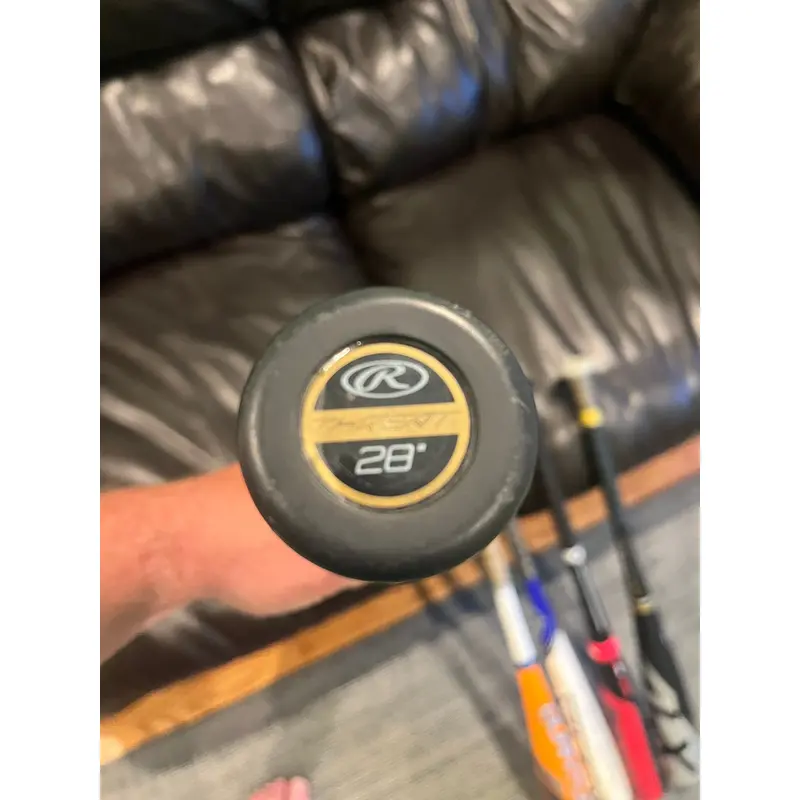 Used 2019 Rawlings USSSA Certified Composite 16 oz 28" Threat Bat