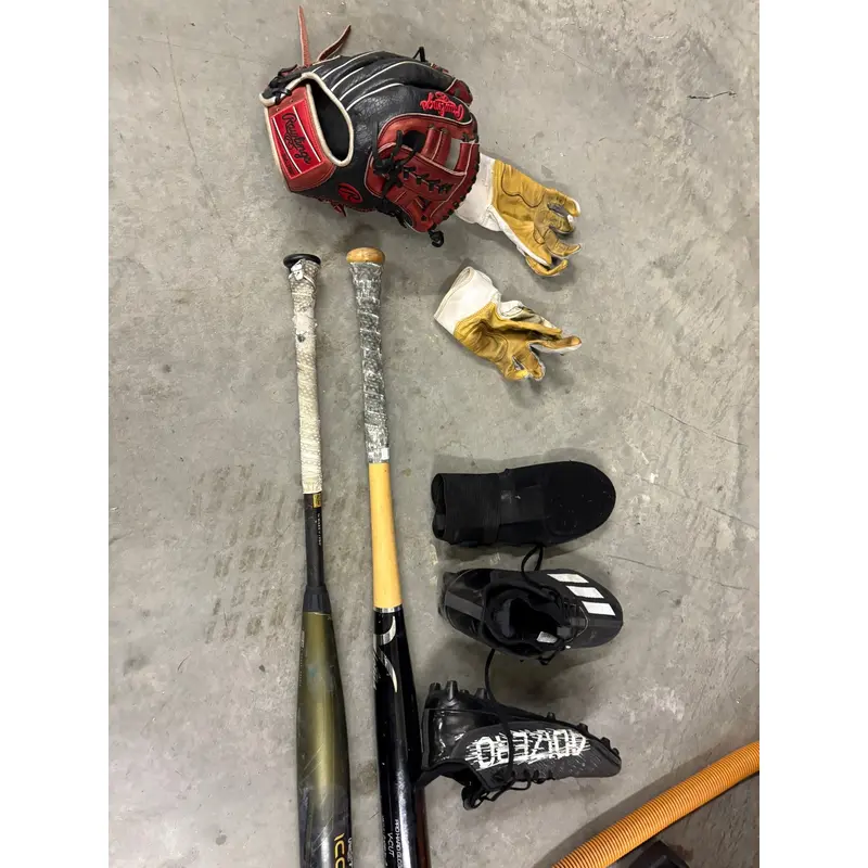 Baseball Equipment Lot