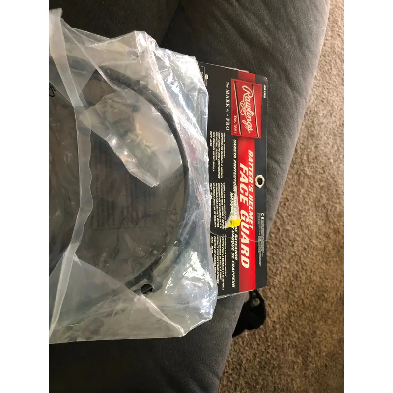 New One Size Fits All Rawlings Batting Helmet Face Guard Assembly
