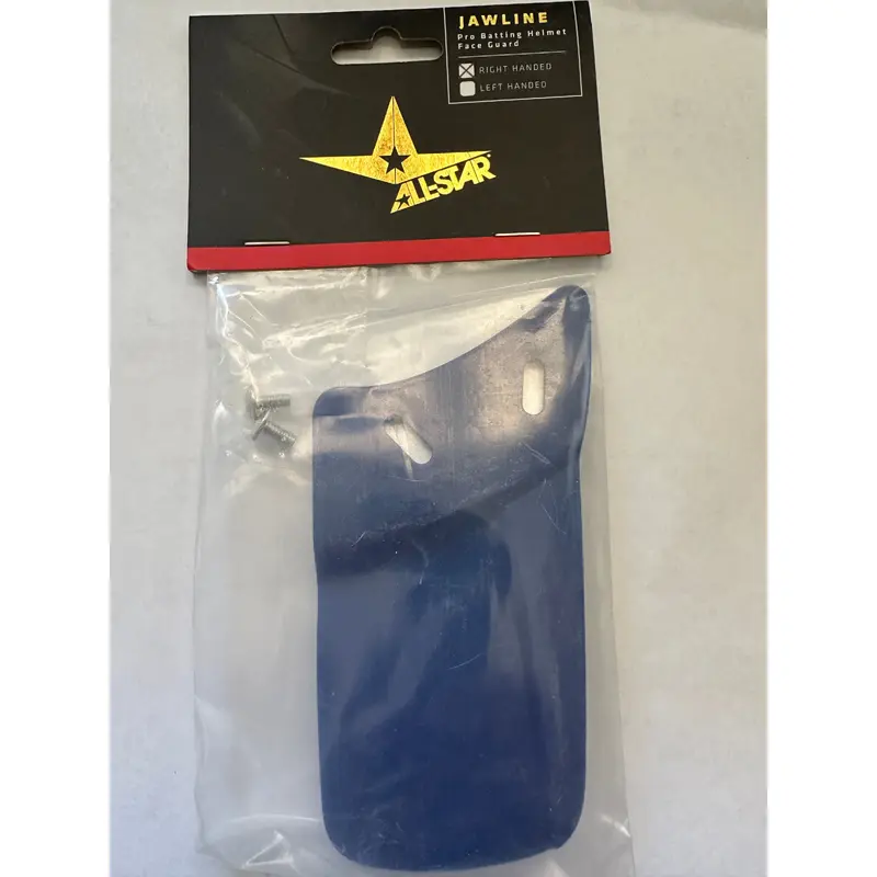 BNIP All-Star Jawline Pro Batting Helmet Face Guard - Royal Blue - RIGHT HANDED BATTER