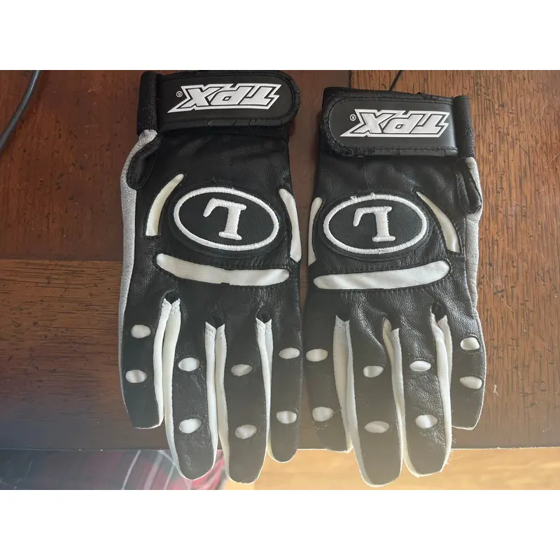 Black New Y Medium Louisville Slugger Batting Gloves