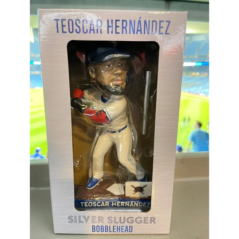 Toronto Blue Jays Gausman And Teoscar Hernndez Silver Slugger Bobblehead