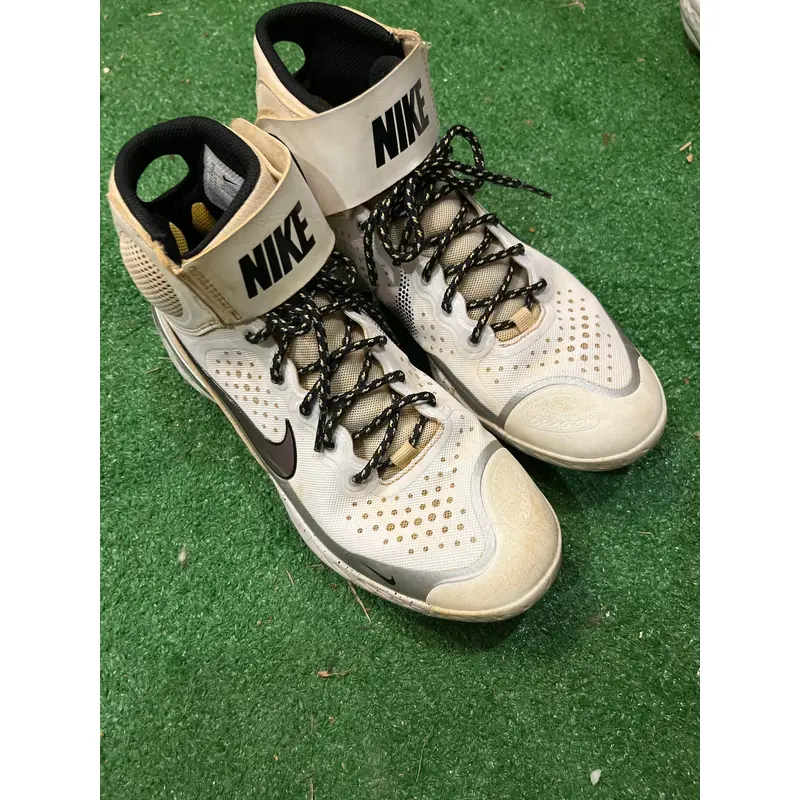 White Adult Metal High Top Huarache