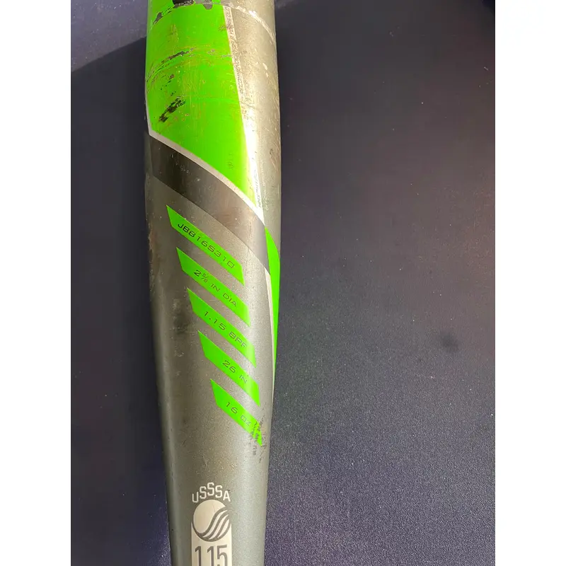 Used USSSA Certified Easton Alloy S3 Bat (-10) 16 oz 26"