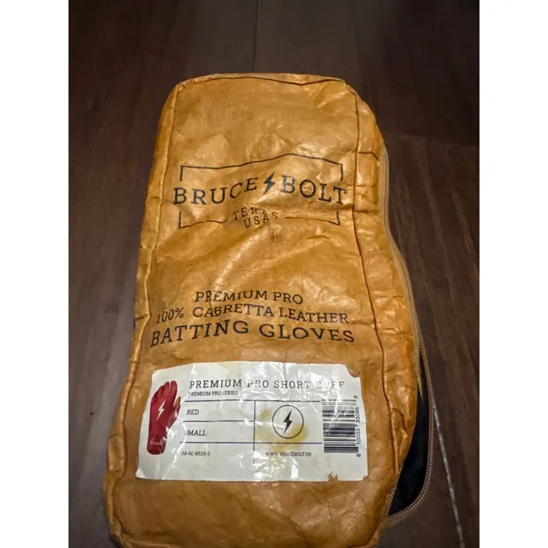 Bruce Bolt Red Gloves
