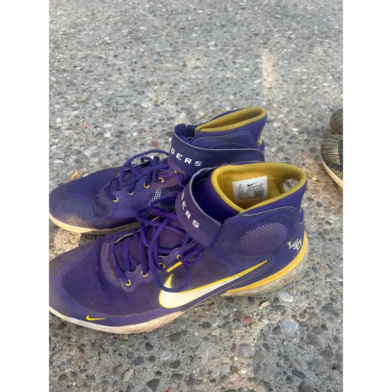 Game Worn LSU Baseball Cleats