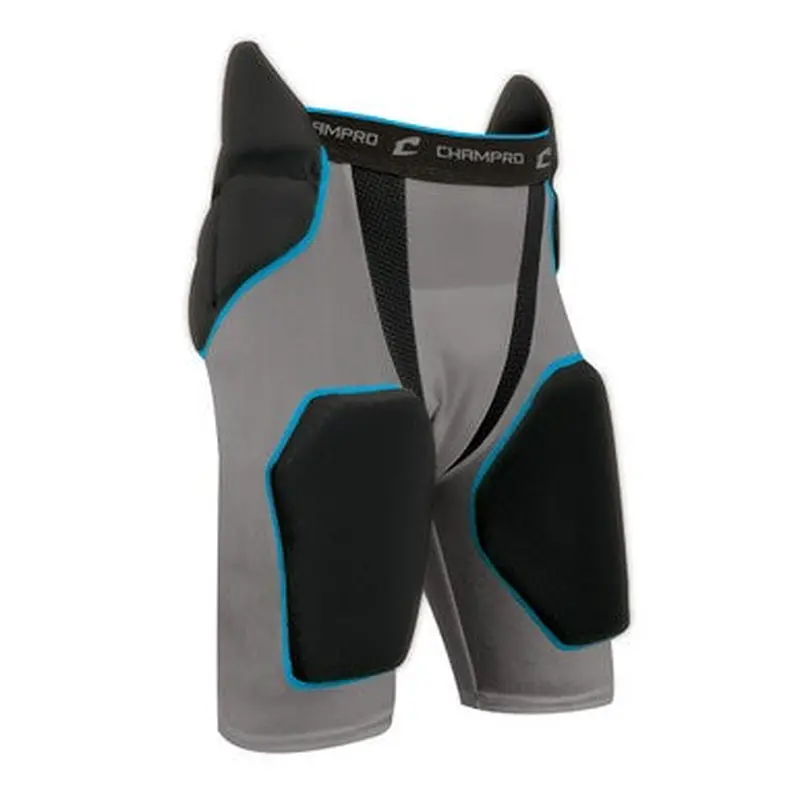 New CHAMPRO TRI-FLEX 5-PAD INTEGRATED GIRDLE Black Youth SM 11506-CHPFPGU6YBS