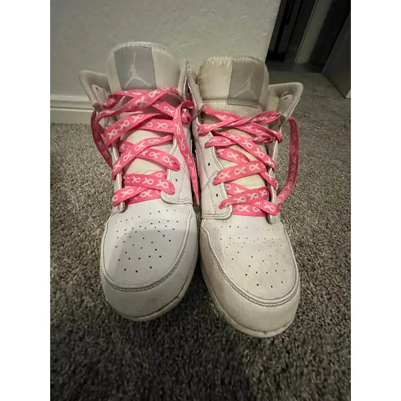 Pink Men's Adult Size M 8.5 (W 9.5) Air Jordan Molded Cleats (Used)