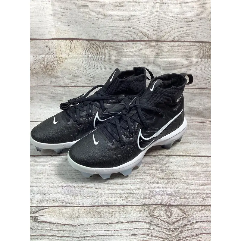 Nike Alpha Huarache NXT MCS Black White Baseball Cleats DJ6519-001 Mens Size 13