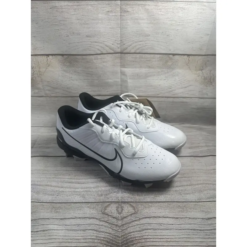 Nike Alpha Huarache 4 Keystone Baseball Cleats White Black DJ6524-101 Mens 11