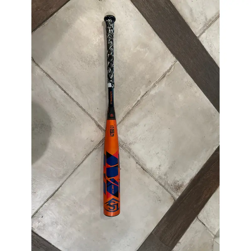 Used 2022 Louisville Slugger Meta USSSA Certified Bat (-5) Composite 25 oz 30"