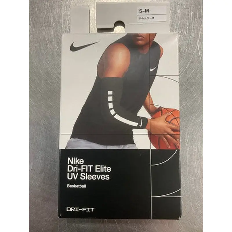 Used Nike DRI0FIT ELITE SLEEVES Football Accessory Black S/M 11614-S000220040
