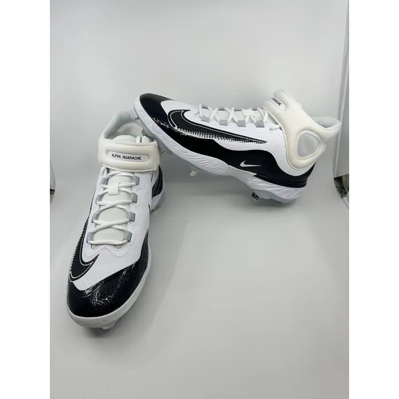 Nike Alpha Huarache Elite 4 Mid Metal Baseball Cleats Mens Size 12 FD2744-101