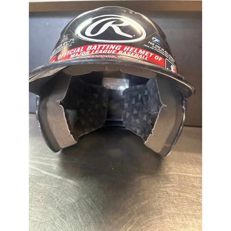 Used Rawlings AMARCFH-N Batting Helmet No Mask Navy Blue SM 11868-S000064742
