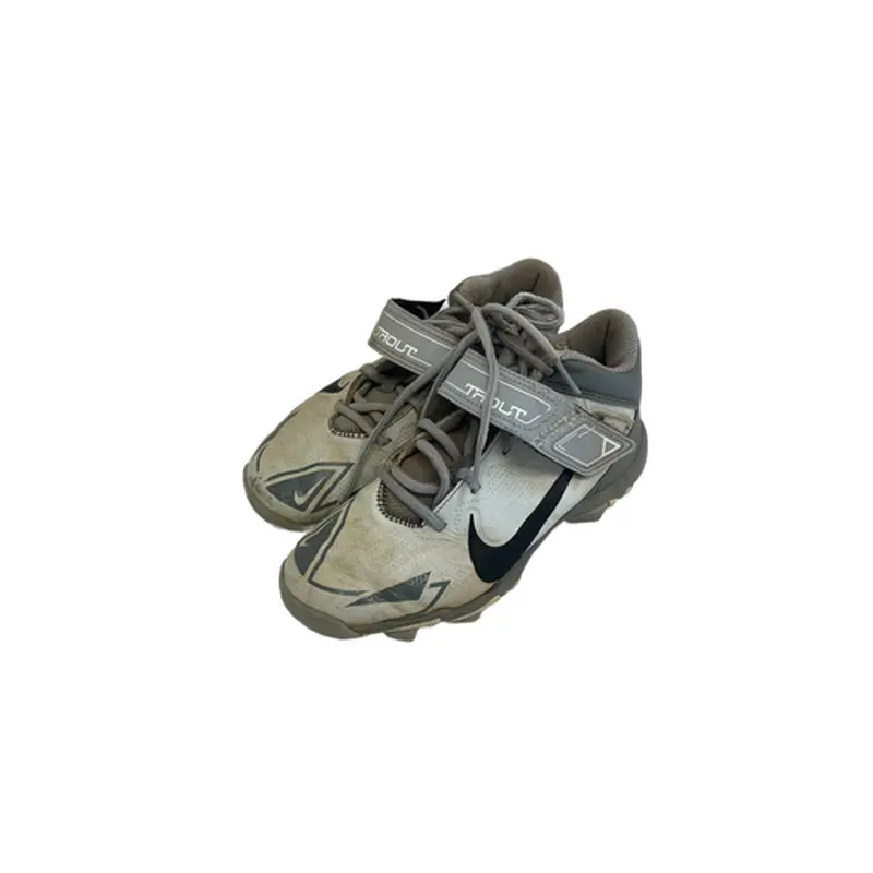 Used Nike TROUT BB/SB Cleats Grey Junior 03 11692-S000140176