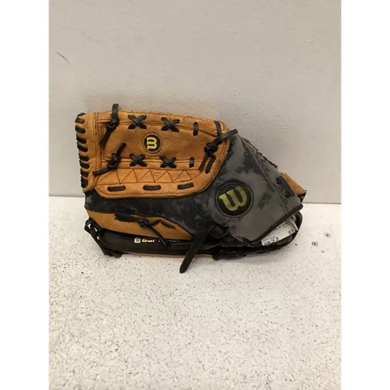 Used Wilson A0362 BB/SB Glove LH Throw Black 14" 11443-S000196151