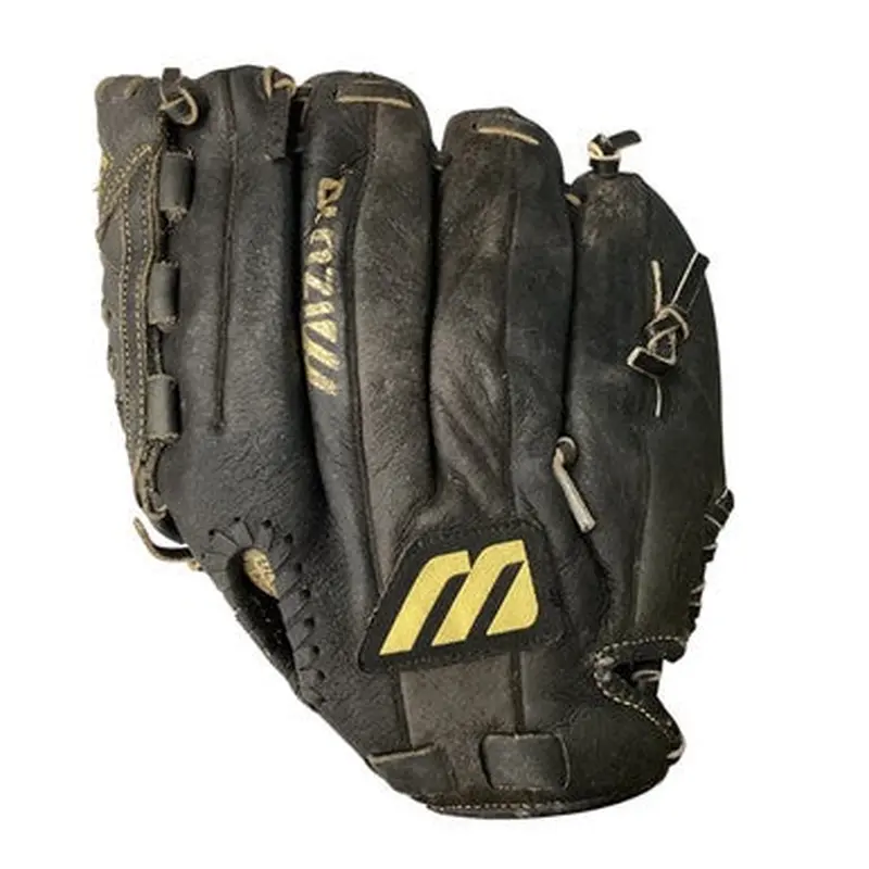 Used Mizuno POWER CLOSE BB/SB Glove RH Throw Black 11" 11760-S000079708
