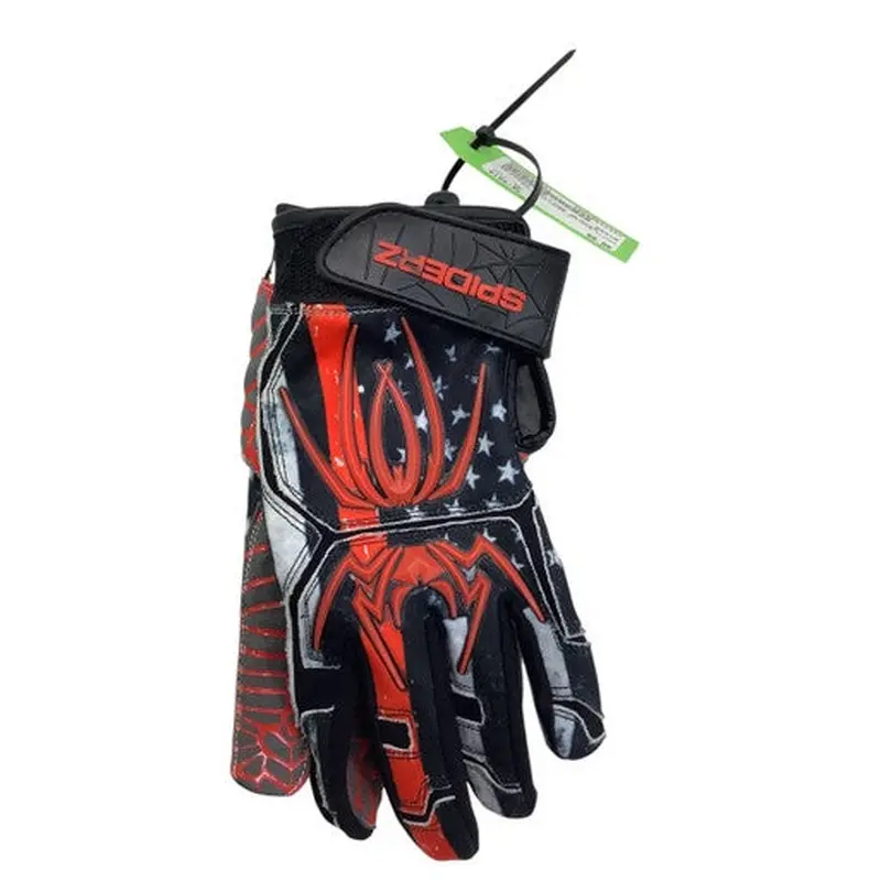 Used SPIDERZ BATTING GLOVES BB/SB Batting Gloves Red XL 11347-S000252941