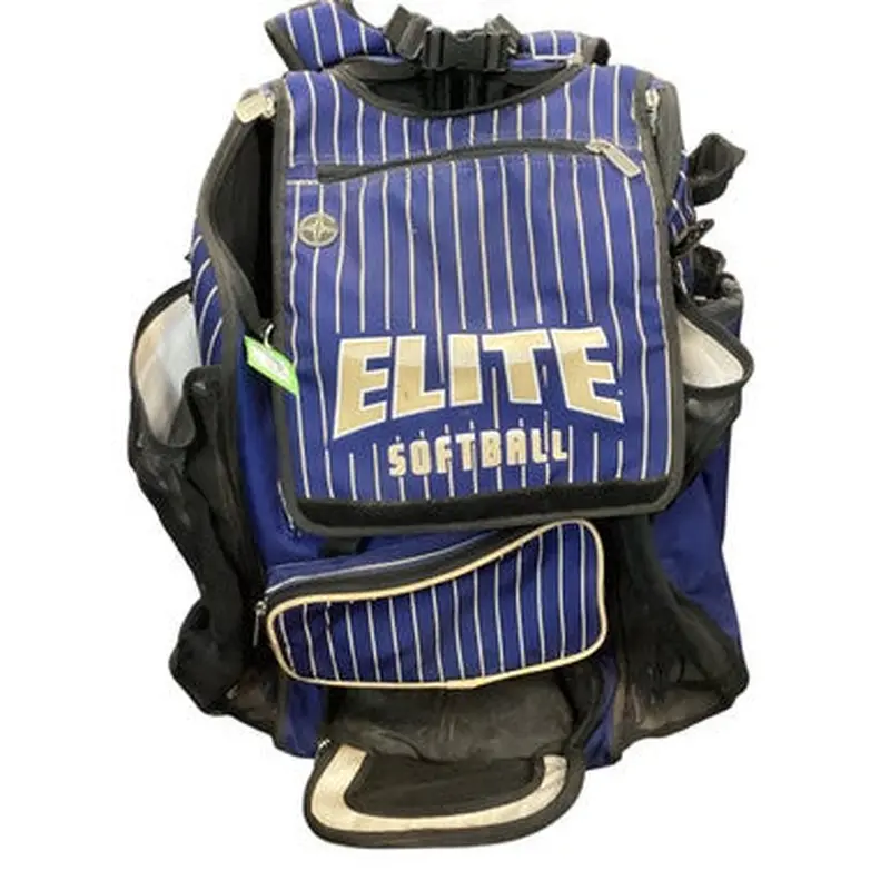 Used BoomBah ROLLING BACKPACK BB/SB Player Wheeled Bag Navy Blue 11479-S000402397