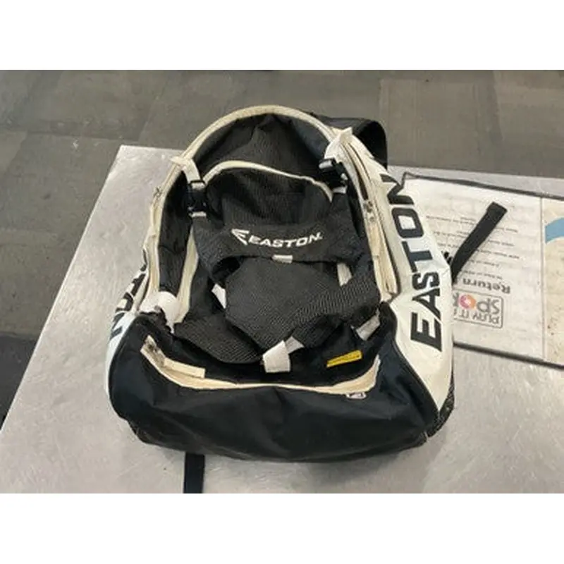 Used Easton 2 BAT BACKPACK BB/SB Player Backpack White 11614-S000217693