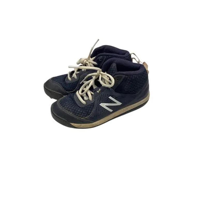 Used New Balance NVY/WHT BB/SB Cleats Navy Blue Junior 01.5 11347-S000236707