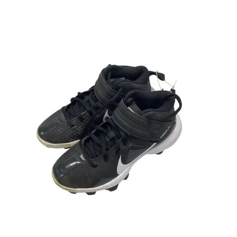 Used Nike 2016 TROUT BB/SB Cleats Black And White Junior 02 11347-S000242801