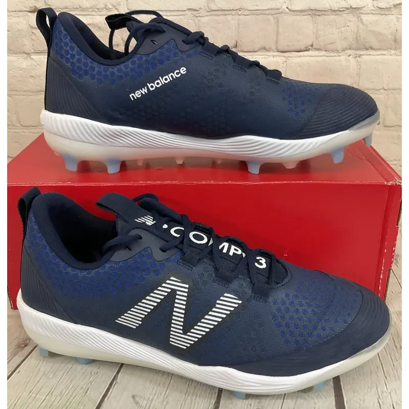 New Balance LCOMPTN3 FuelCell COMPv3 Men's Baseball Cleats Blue White US 13 D