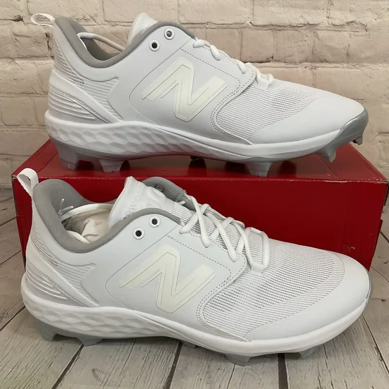 New Balance PL3000A6 Fresh Foam 3000 V6 Pearls Molded Baseball Cleat White US 15