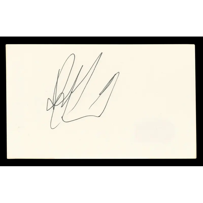 Richard Grieco If Looks Could Kill Authentic Signed 3x5 Index Card BAS #BL96849