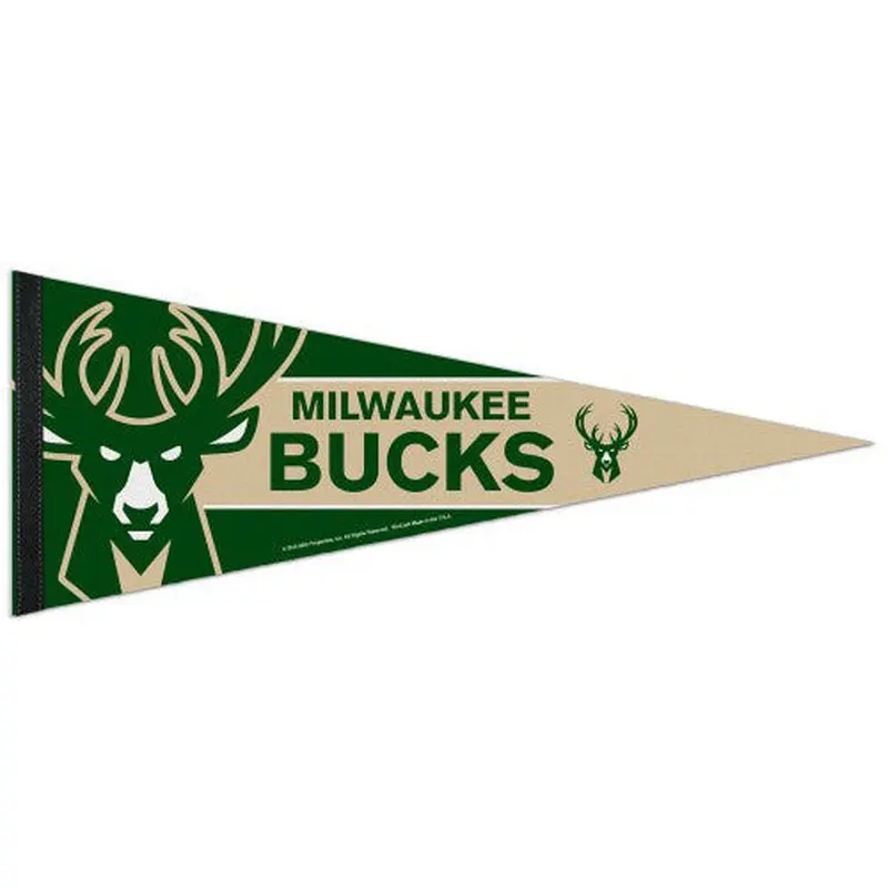 Milwaukee Bucks Official NBA Basketball Team Premium Felt Pennant - Wincraft Inc.
