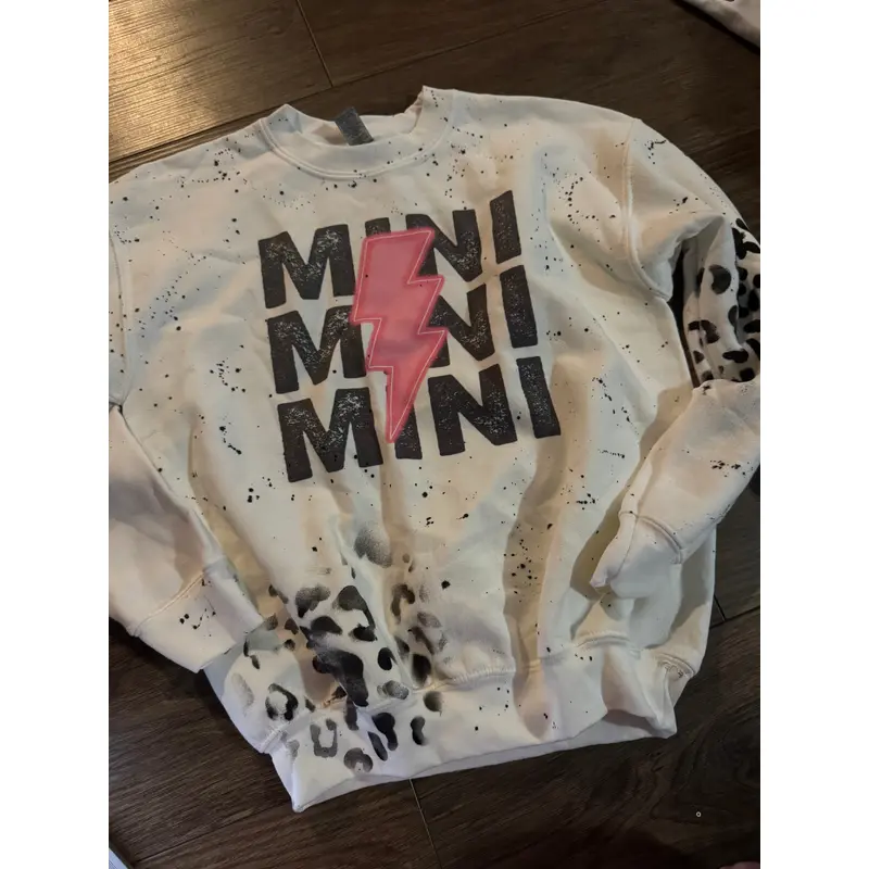 Youth Mini Crewneck with Splatters