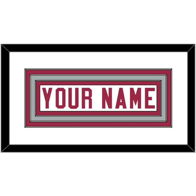Arizona Nameplate - Road White - Triple Mat 2