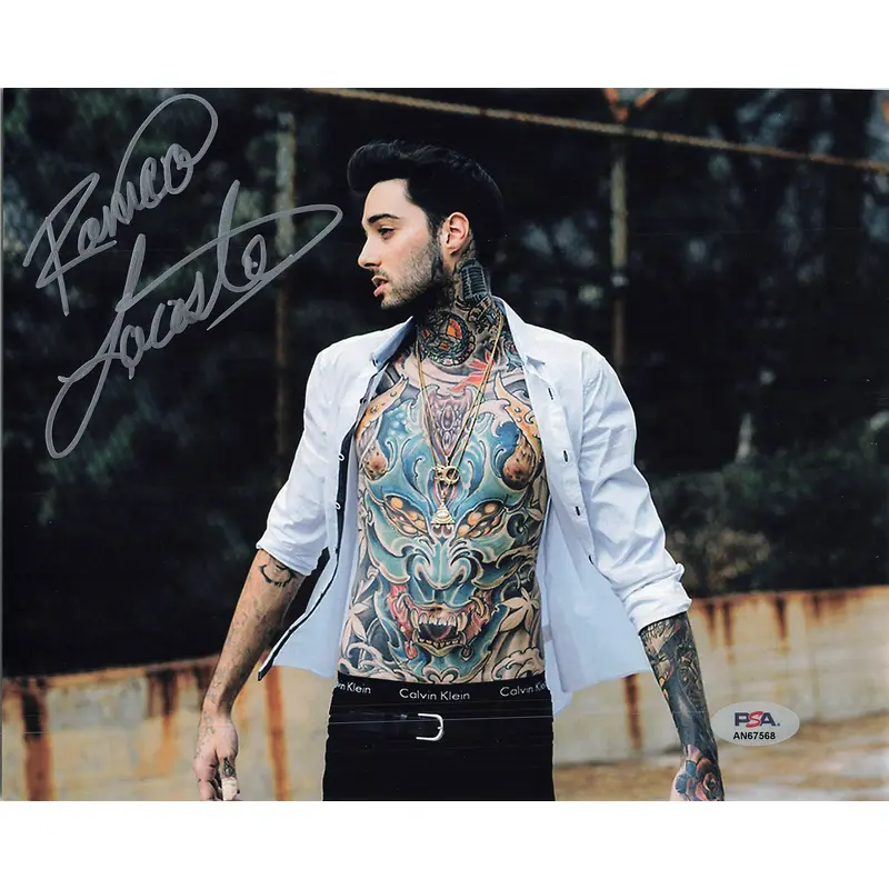 Romeo Lacoste Signed 8x10 photo PSA/DNA Autographed Tatoo Artist