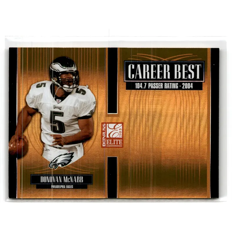 2005 Donruss Elite Career Best Gold Donovan McNabb #CB-16 339/500
