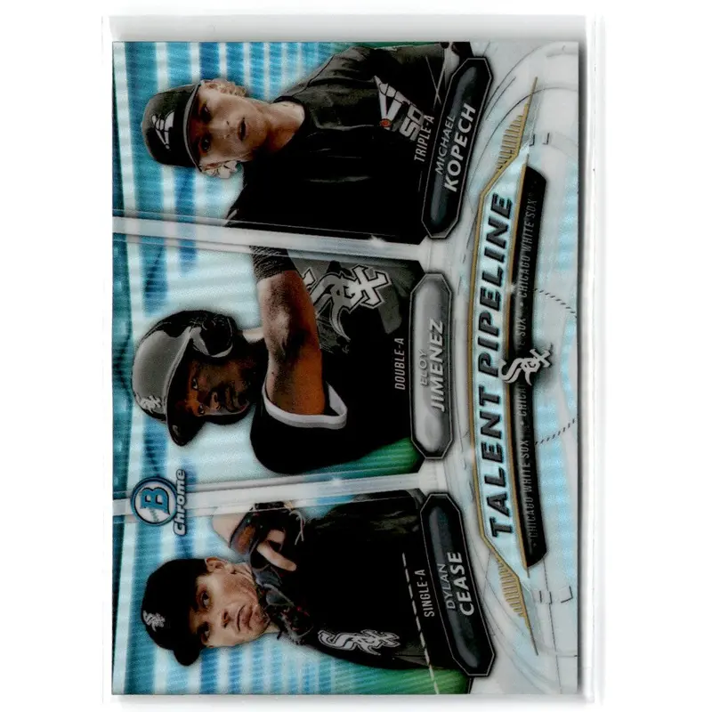 2018 Bowman Talent Pipeline Michael Kopech /Eloy Jimenez /Dylan Cease #TP-CHW