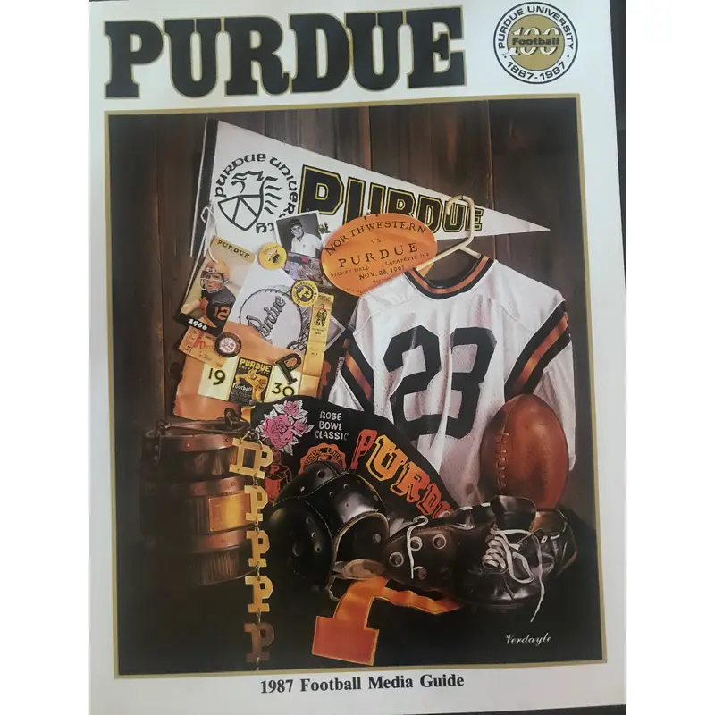 1987 Purdue Football Media Guide