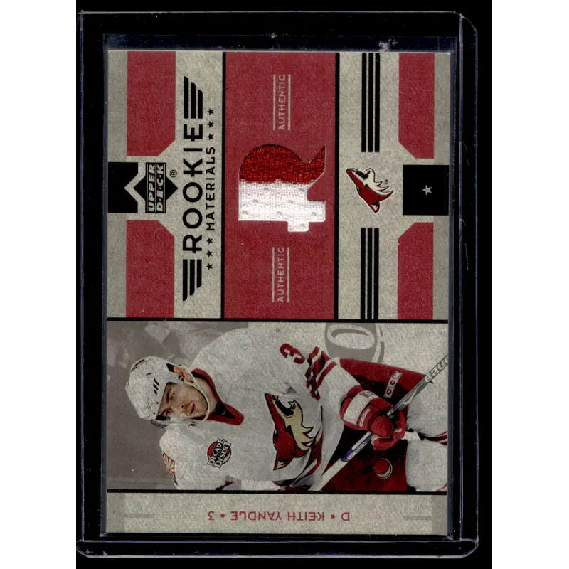 2006-07 Upper Deck - Rookie Materials - Keith Yandle #RM-KY RY