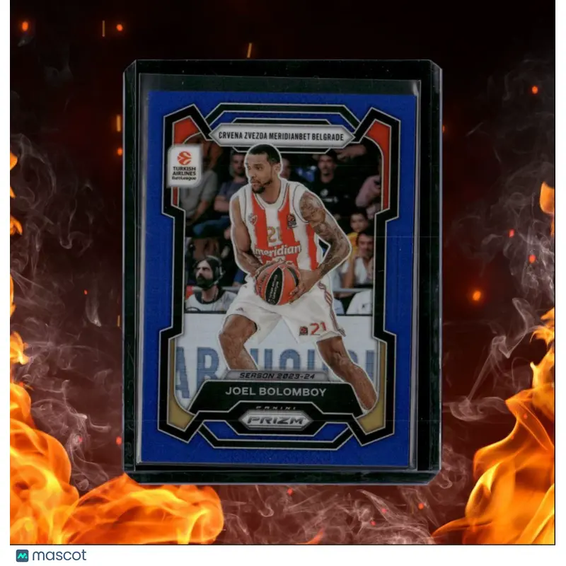 2023-24 Panini Prizm Euroleague Joel Bolomboy Blue Prizm 003/199 #98