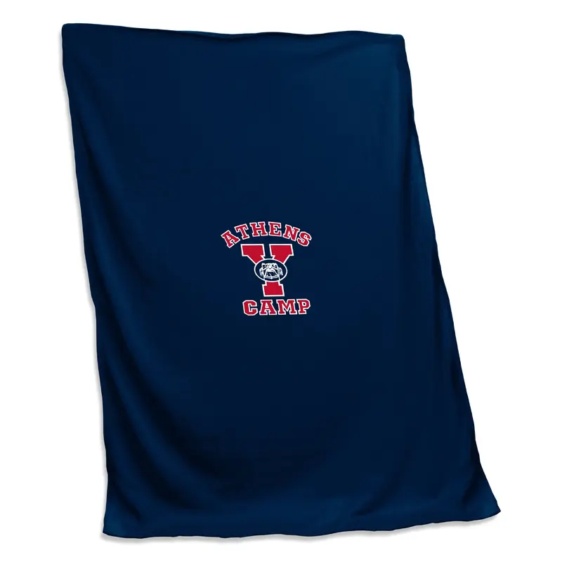 Athens Y Camp Screened Sweatshirt Blanket