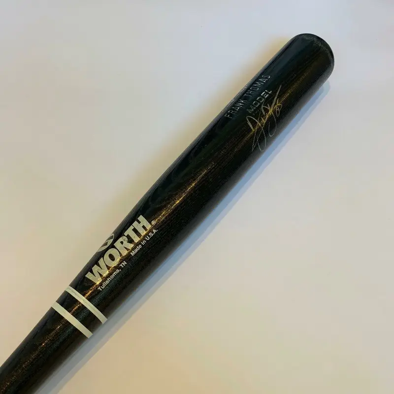 Frank Thomas Signed Worth Game Model Baseball Bat UDA Upper Deck Authenticated