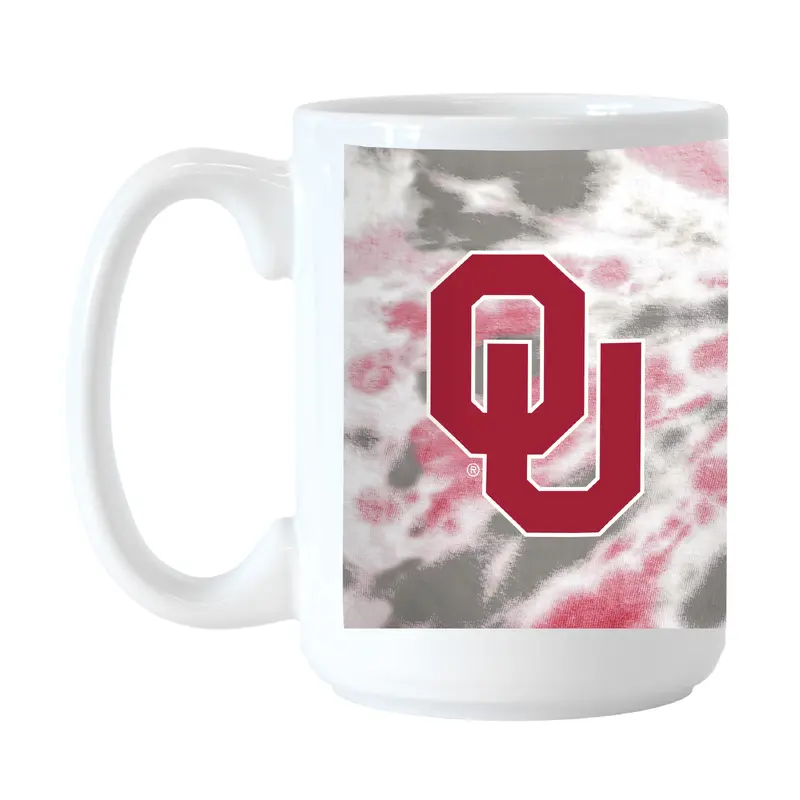 Oklahoma 15oz Tie Dye Sublimated Mug
