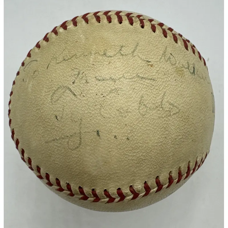 Ty Cobb Single Signed Baseball PSA DNA COA