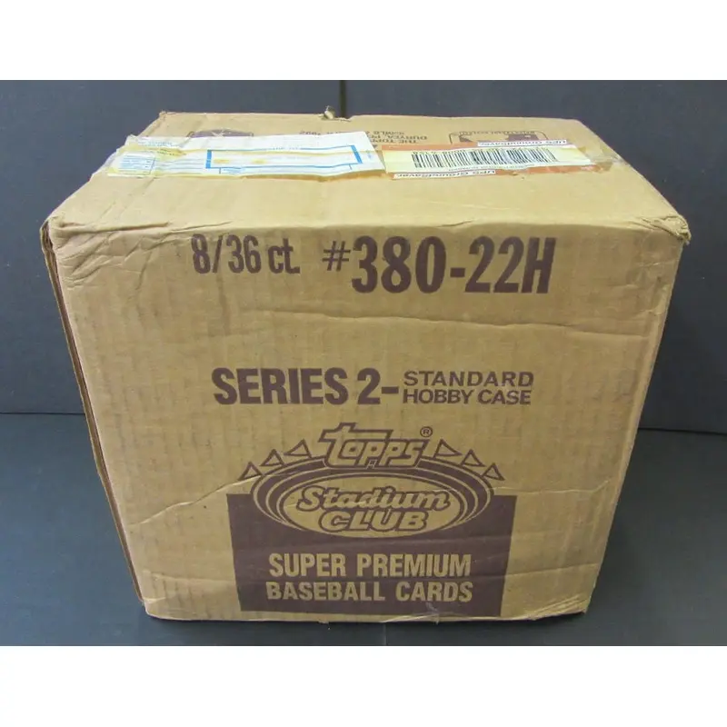 1992 Topps Stadium Club Baseball Series 2 Case (8 Box)