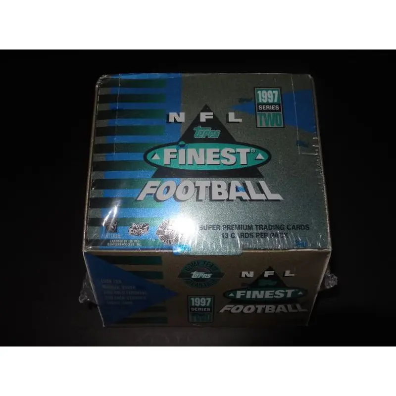 1997 Topps Finest Football Series 2 Jumbo Box (HTA)
