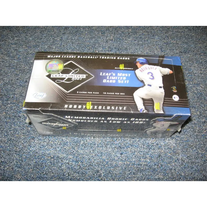 2001 Leaf Limited Baseball Box (Hobby)