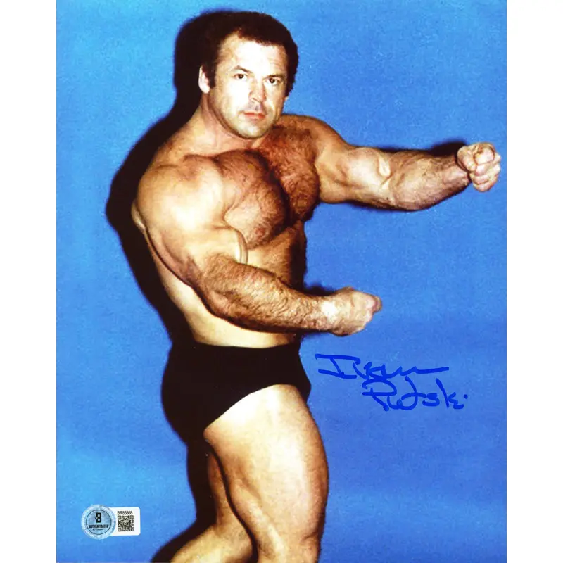 Ivan Putski WWE Authentic Signed 8x10 Vertical Photo BAS 1