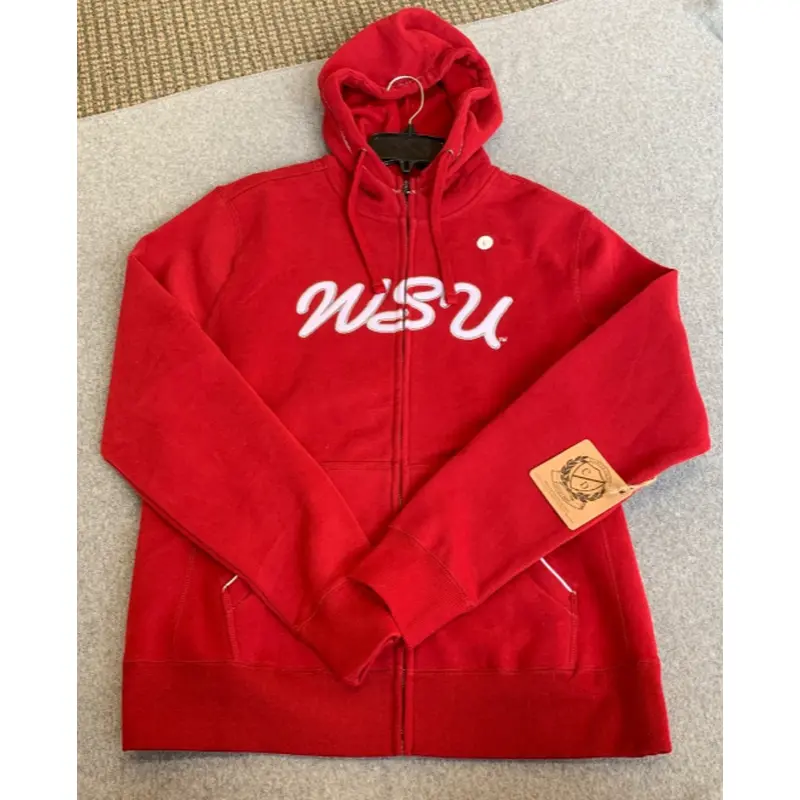 Womens Crimson WSU Full Zip Hoodie