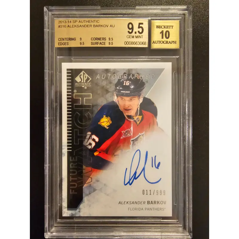 2013-14 Upper Deck SP Authentic Future Watch - Aleksander Barkov #316 BGS 9.5 RC